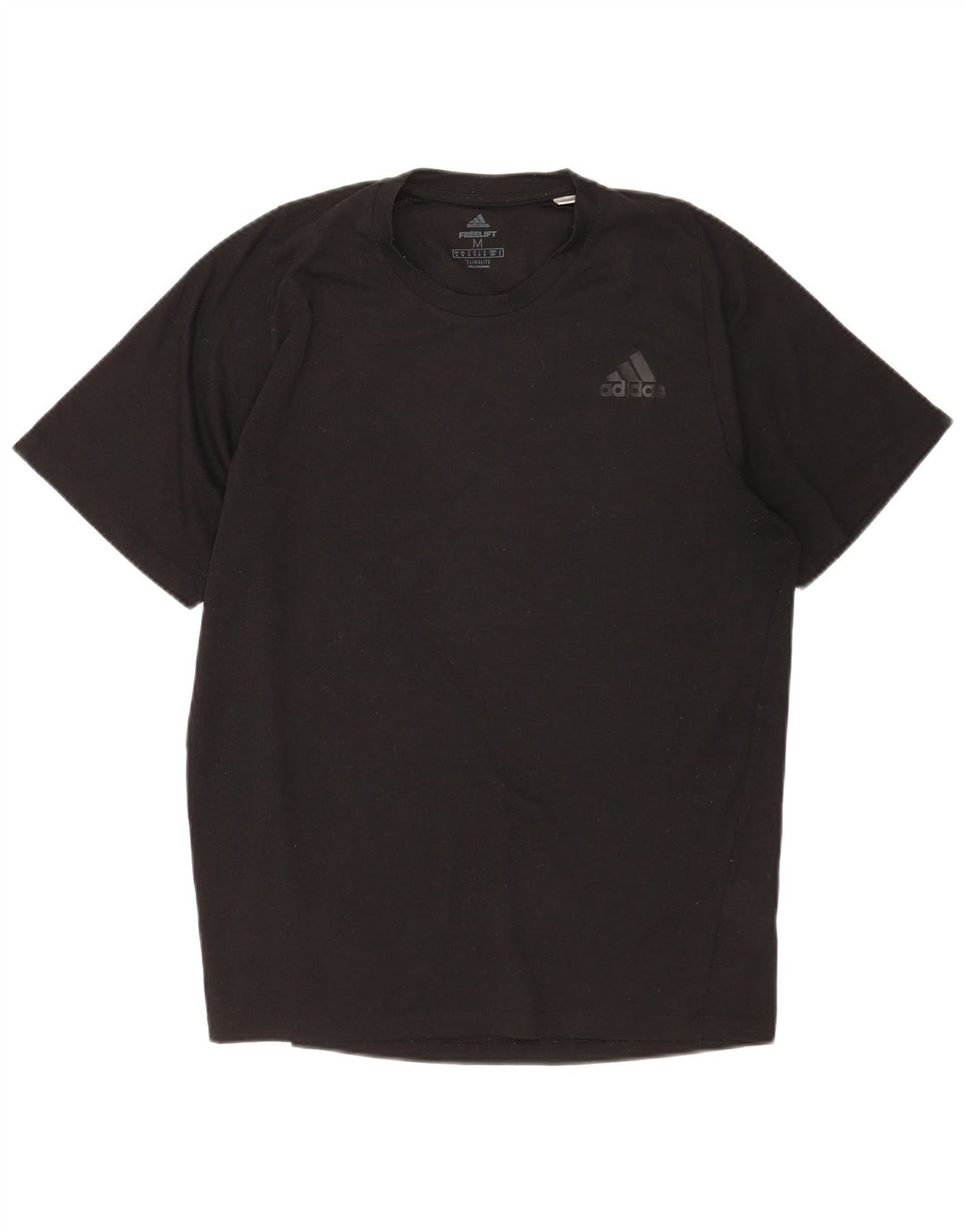 Męska koszulka ADIDAS Climalite Top, średni czarny poliester