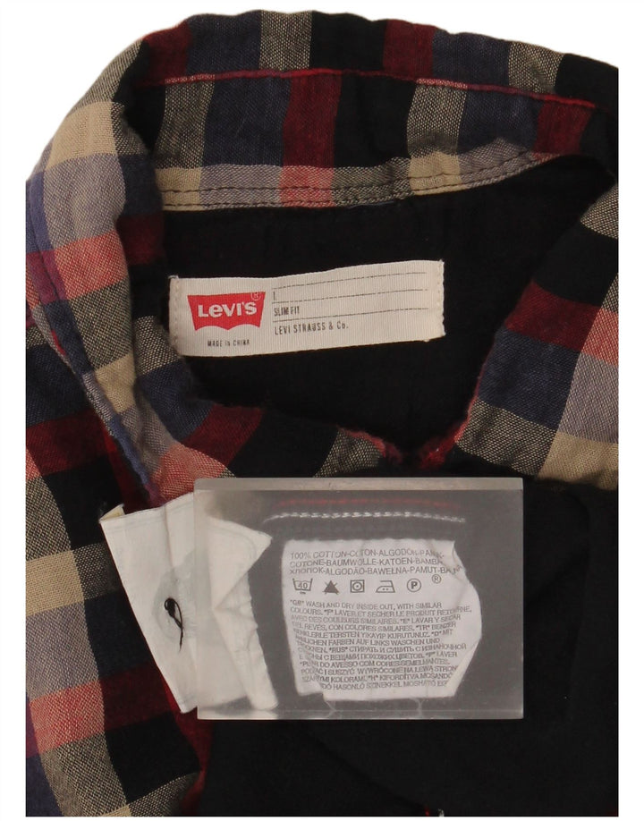 Męska koszula flanelowa Levi's Lumberjack Slim Fit w dużą wielobarwną kratkę