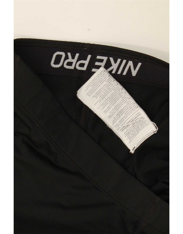 Damskie legginsy Nike Graphic UK 12, średni czarny poliester