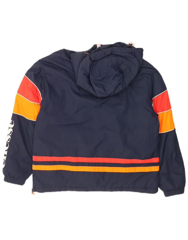 Męska kurtka Anorak z kapturem Ellesse UK 42 XL w kolorze granatowym