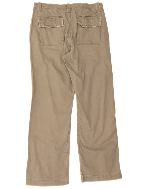 Męskie spodnie Chino Bootcut Gap W33 L32, bawełna khaki