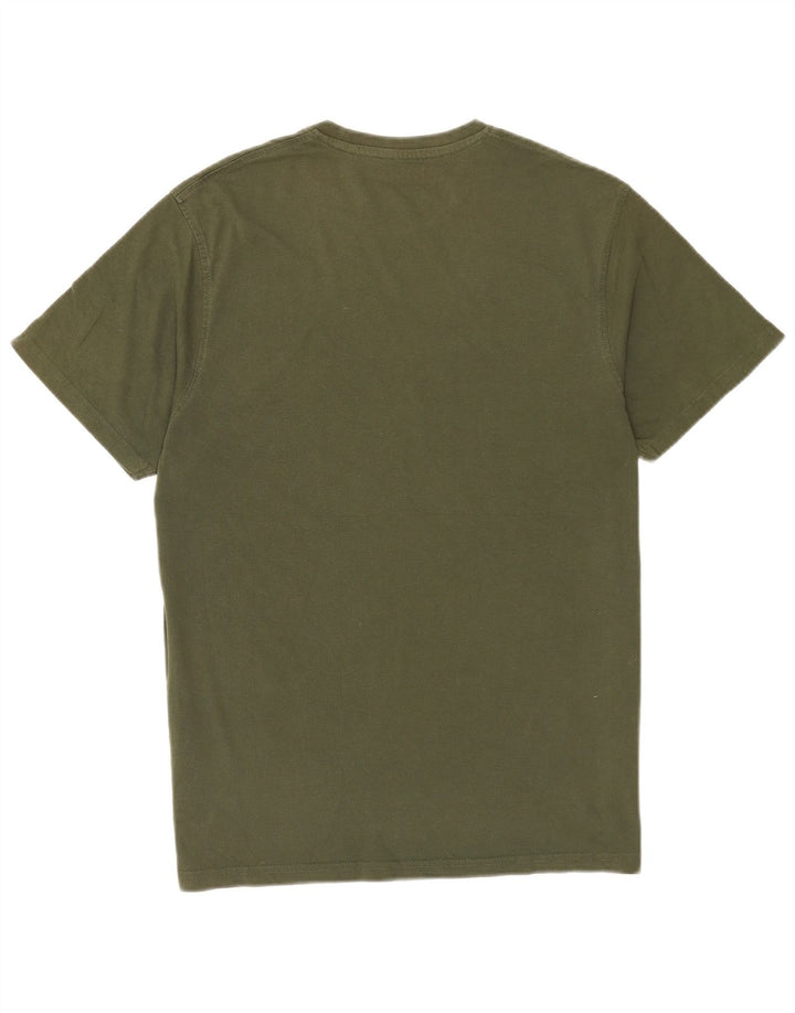 Męski T-shirt z grafiką Mountain Warehouse, średni zielony