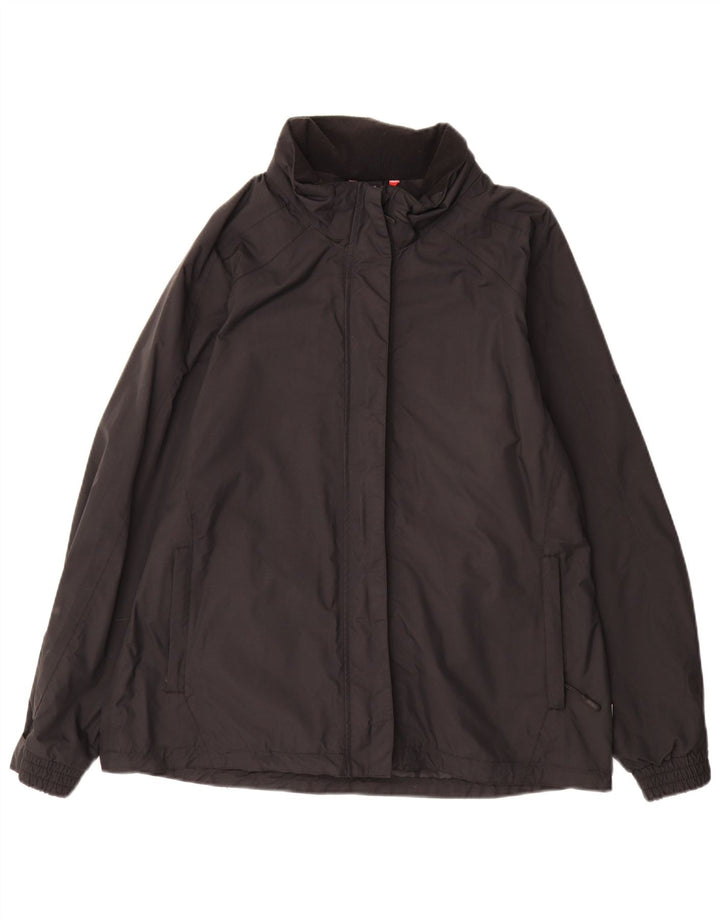 Damska kurtka przeciwdeszczowa HIGH COLORADO UK 16, duża, czarna, poliamidowa