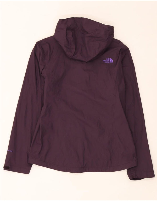 Damska kurtka wiatrówka z kapturem The North Face UK 10, mały, fioletowy nylon