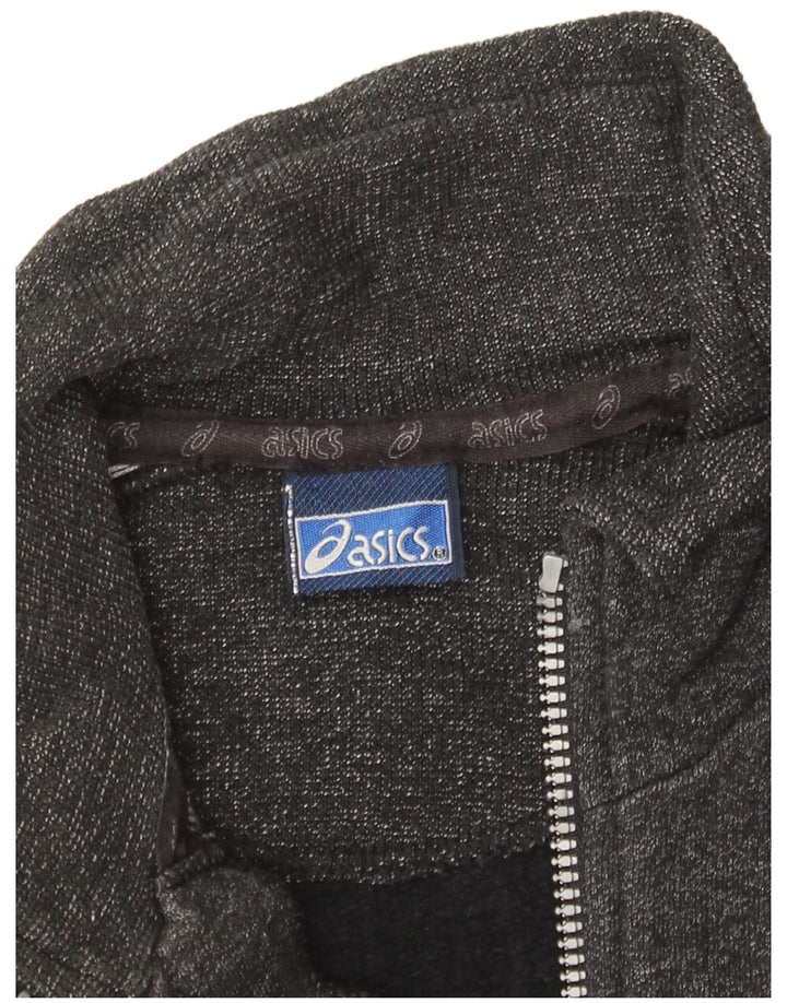 Męska kurtka dresowa Asics z grafiką, mała, szara
