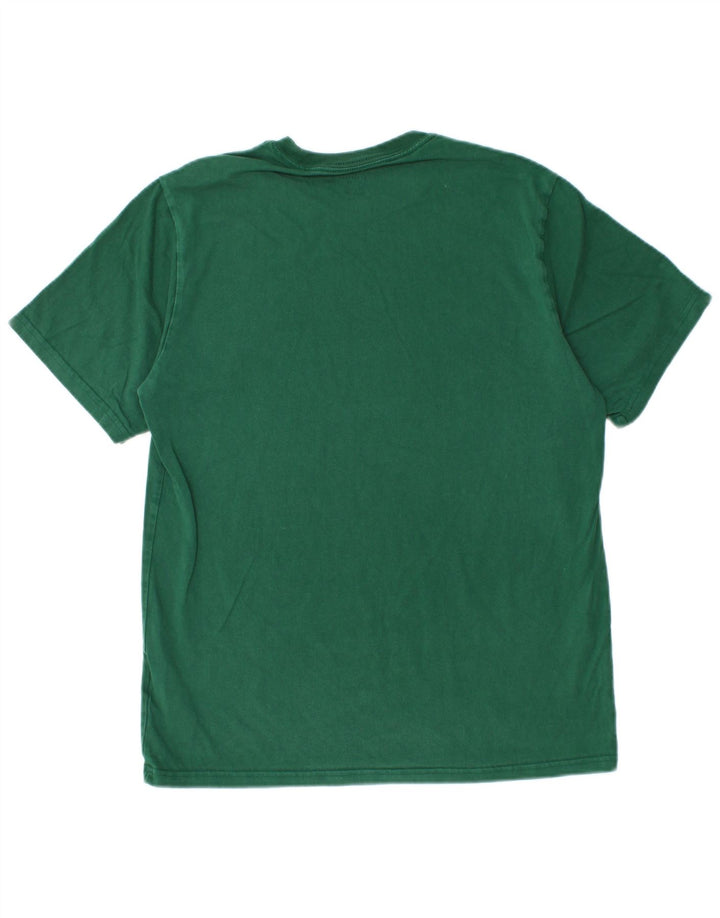 Converse Męski T-shirt Top Średniej Zielonej Bawełny