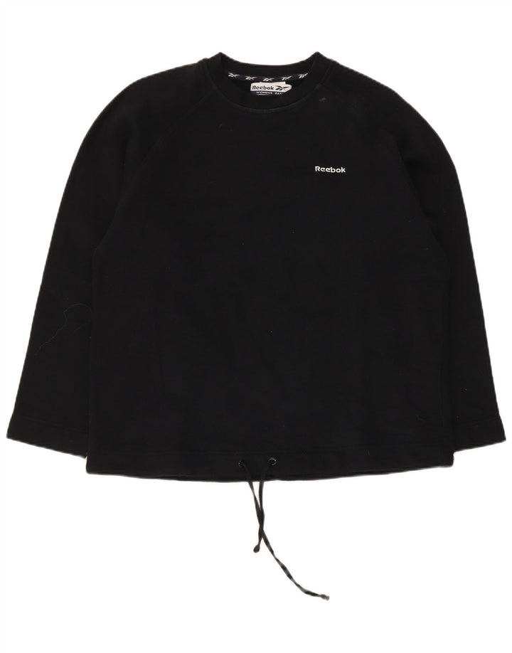 Damska bluza Reebok Jumper UK 12 Średnia czarna bawełna