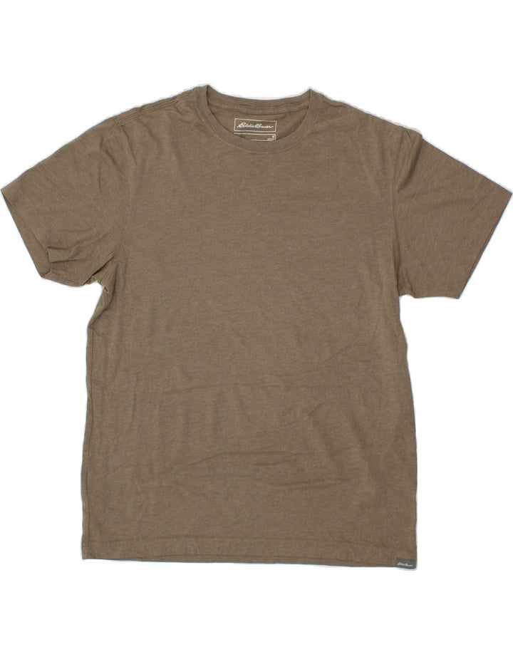 EDDIE BAUER Mens T-Shirt Top Medium Grey Cotton Vintage Eddie Bauer and Second-Hand Eddie Bauer from Messina Hembry 