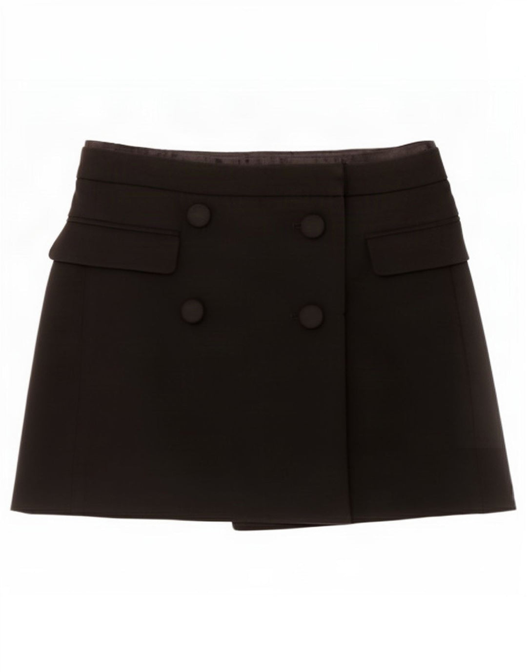 Zara Damska Spódnica Mini Wrap Mała W26 Czarna