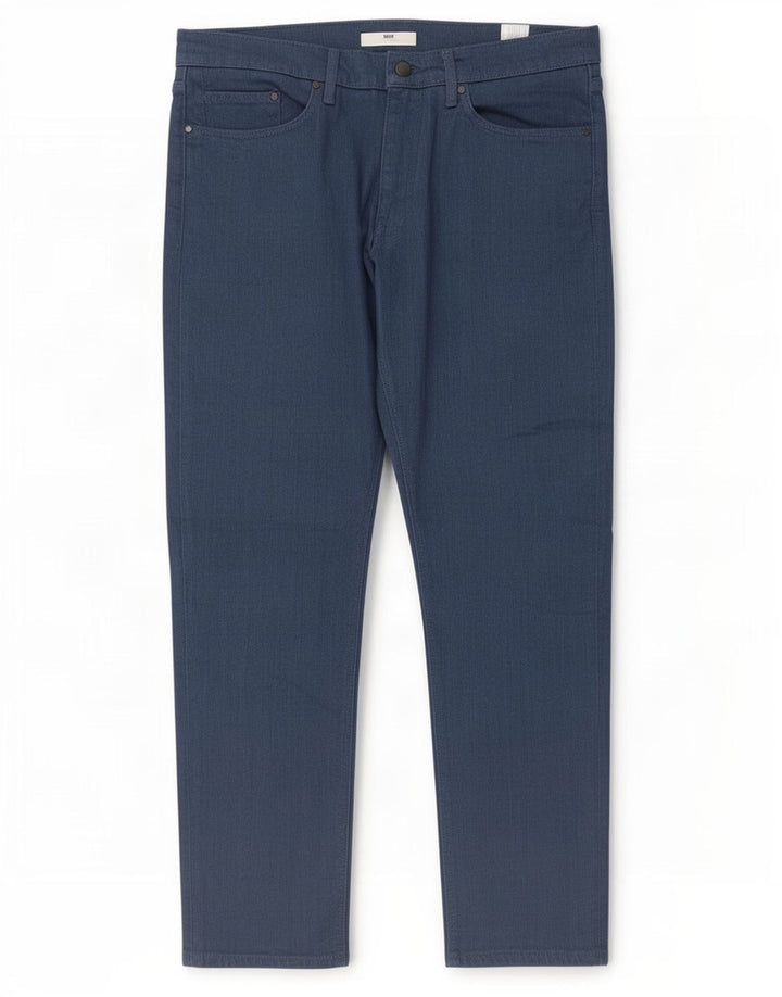 Marks & Spencer Męskie jeansy slim W34 L31 Niebieskie bawełniane
