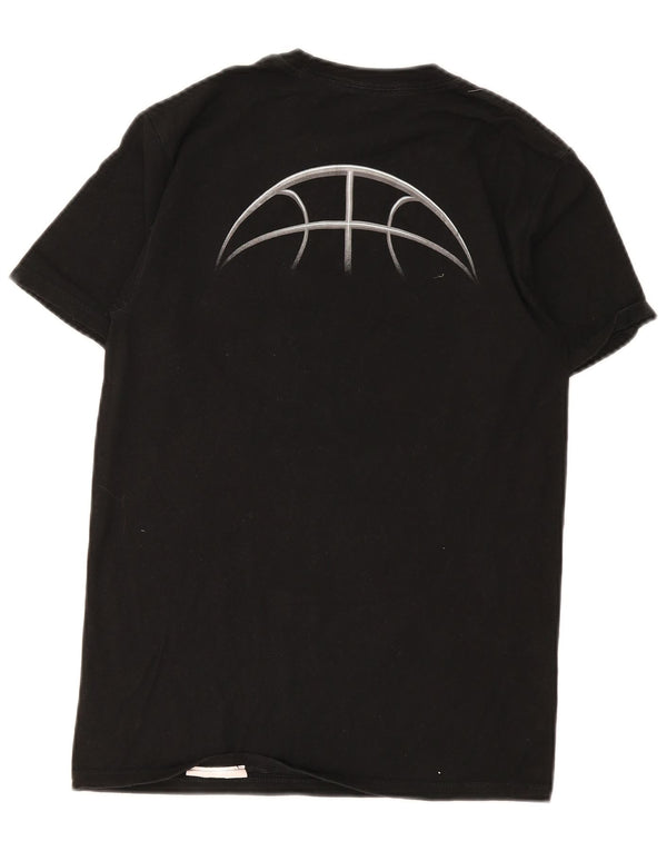 Męski T-shirt Champion z grafiką, mały, czarny, bawełniany