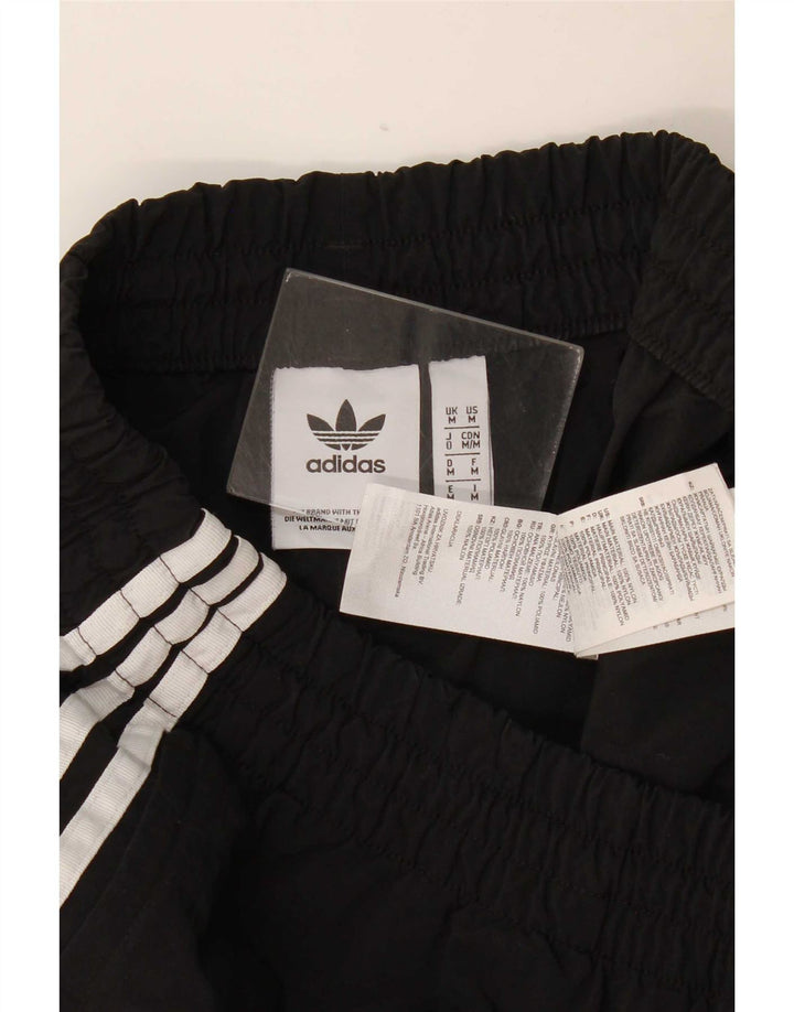 Męskie spodnie dresowe Adidas Crop, joggery, średni czarny nylon