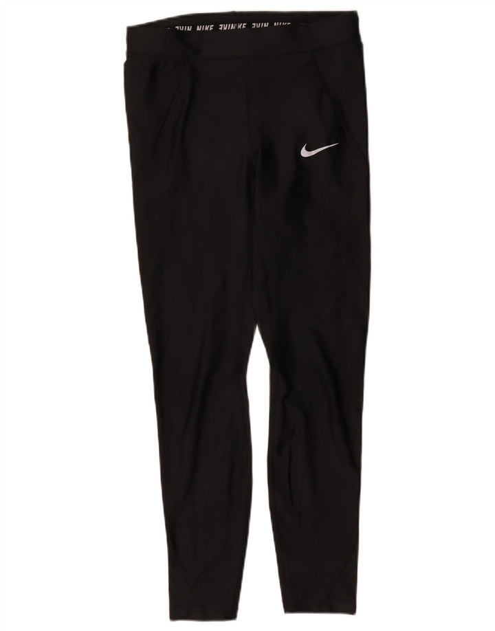Damskie legginsy Nike Dri Fit UK 10, małe, czarne