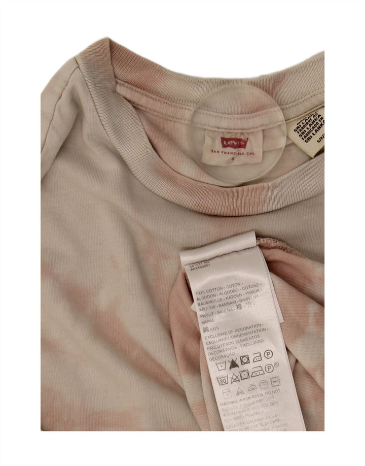 Męska koszulka Levi's Top, mała, różowa, bawełniana