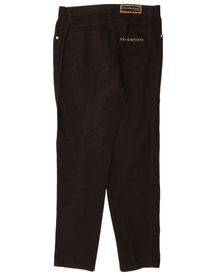 Damskie jeansy stożkowe Roccobarocco EU 40 Medium W32 L30 Black