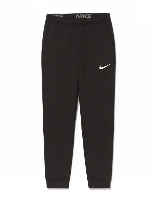 Męskie spodnie dresowe Nike Dri Fit, duże, czarne, bawełniane