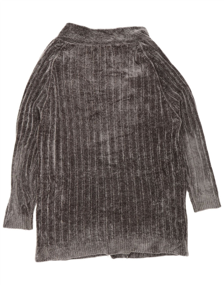 Damski sweter oversize z długim rękawem Zara, UK 14, średni szary
