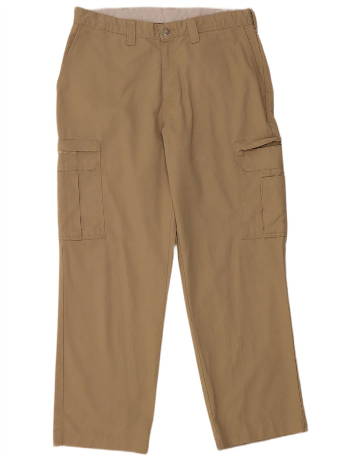 Męskie proste spodnie cargo DICKIES W34 L30 Beżowy poliester