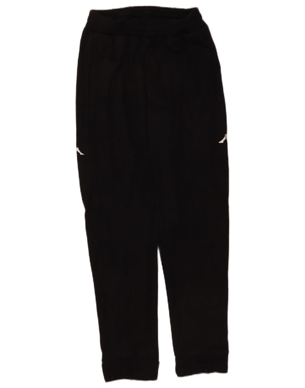 Damskie spodnie dresowe Kappa Joggers UK 8 Small Black Cotton