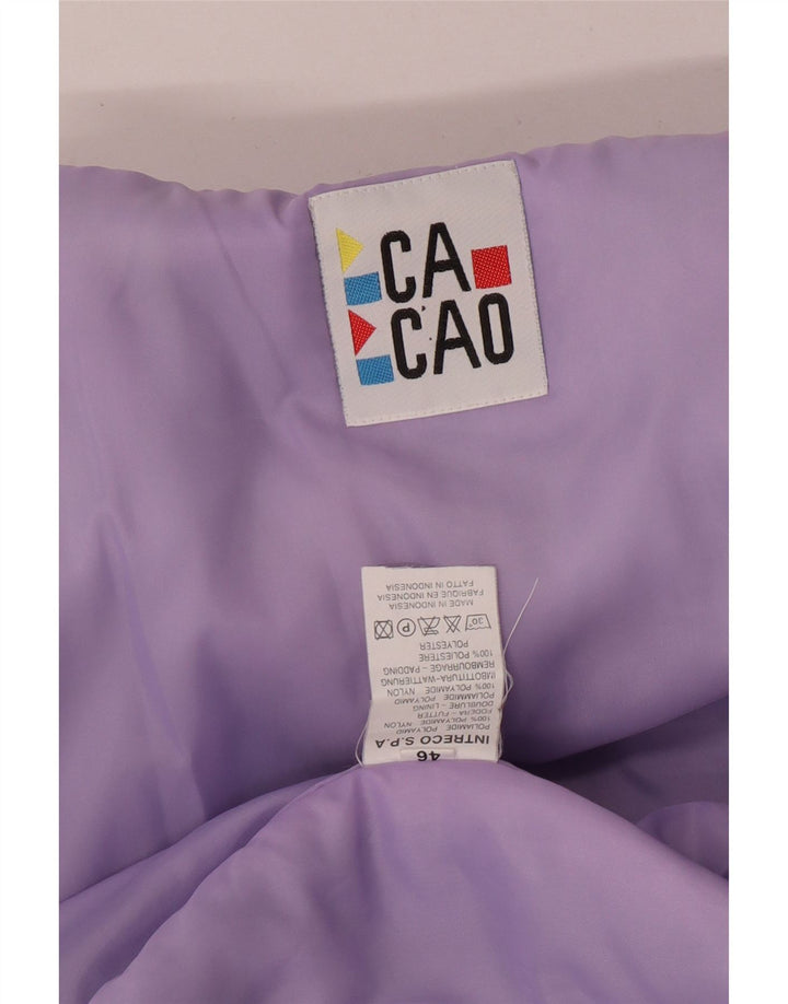 Cacao Mens Luźna Kurtka Narciarska z Nadrukiem IT 46 Mała Wielokolorowa
