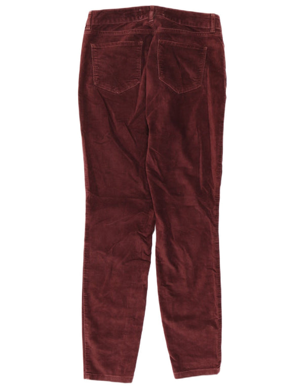 Damskie sztruksowe spodnie Fat Face Jegging UK 10 Small W28 L28 Burgundowe