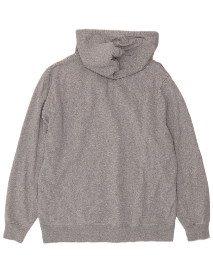 Męski sweter z kapturem z grafiką Levi's, duży, szary, bawełniany
