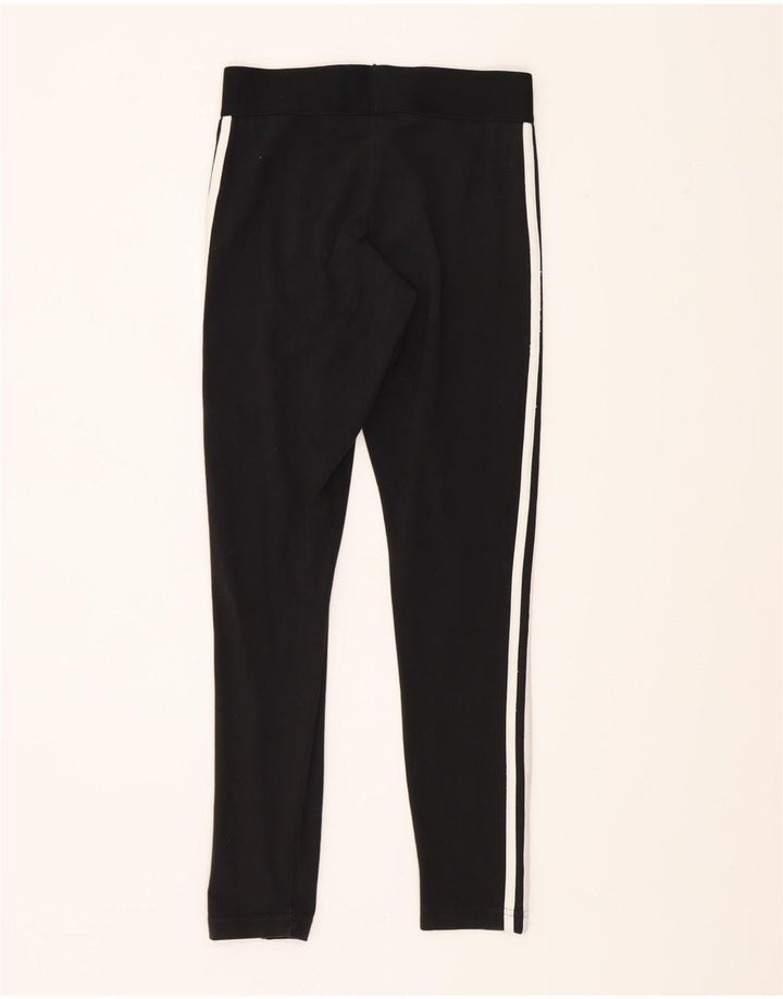 Legginsy Damskie Adidas UK 10 Małe Czarne Bawełniane