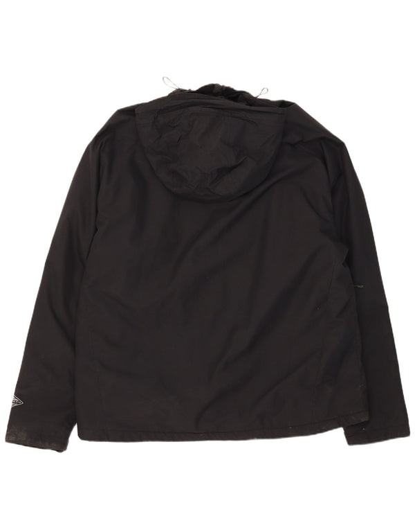 Męska kurtka wiatrówka z kapturem Columbia UK 44 2XL Czarny nylon