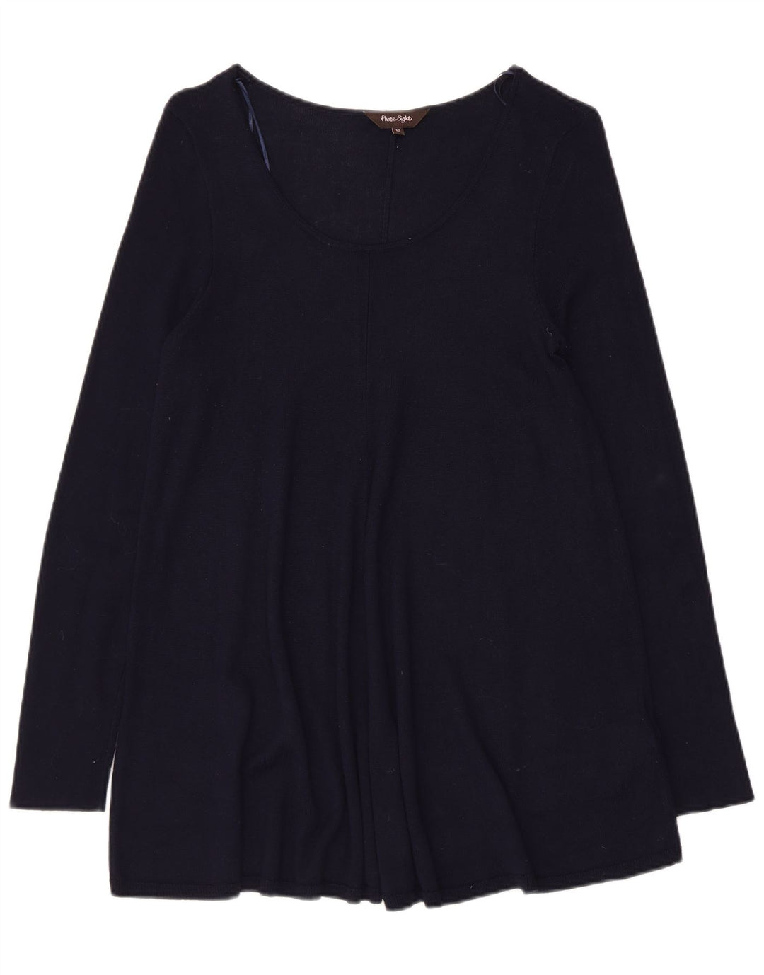 Bluzka damska z długim rękawem PHASE EIGHT UK 12 Średni granatowy wiskoza