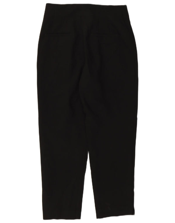 Damskie zwężane spodnie codzienne Zara EU 38 Small W28 L26 Czarny poliester
