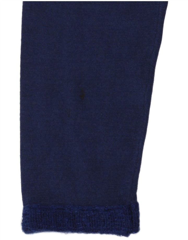 Guess Marciano Damski sweter z golfem US 3, mały, granatowy, wełniany