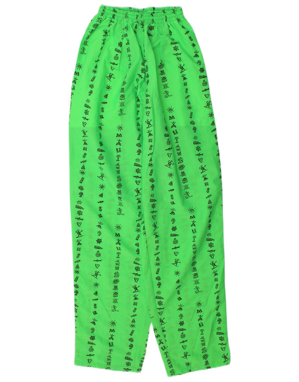 Męskie spodnie graficzne Maui and Sons Medium W30 L33 Zielone hawajskie