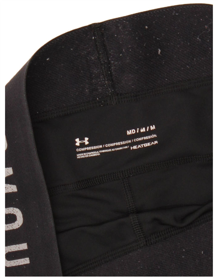 Damskie legginsy UNDER ARMOUR Heat Gear Graphic UK 12, średnie czarne