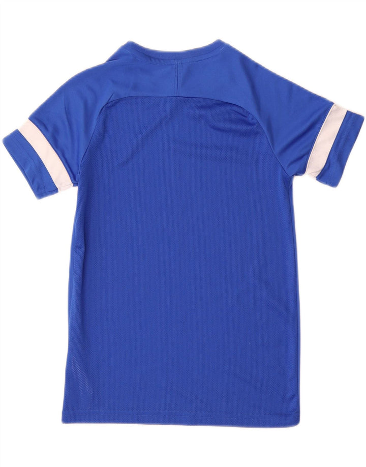 T-shirt chłopięcy Nike Dri Fit, 10-11 lat, średni niebieski, poliester z blokami kolorów