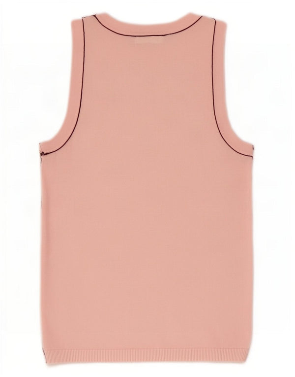 Top damski z kamizelką Zara UK 8 Small Pink wiskoza
