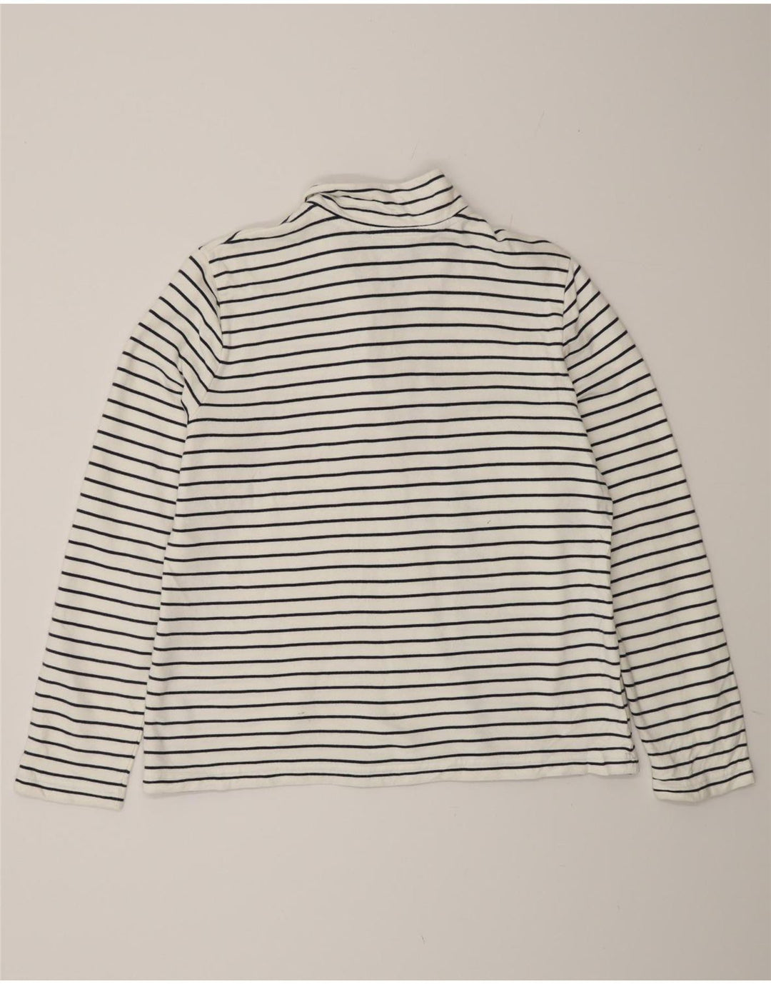 Bluza damska Ralph Lauren z zamkiem błyskawicznym, UK 16, duże białe paski