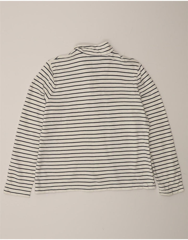 Bluza damska Ralph Lauren z zamkiem błyskawicznym, UK 16, duże białe paski