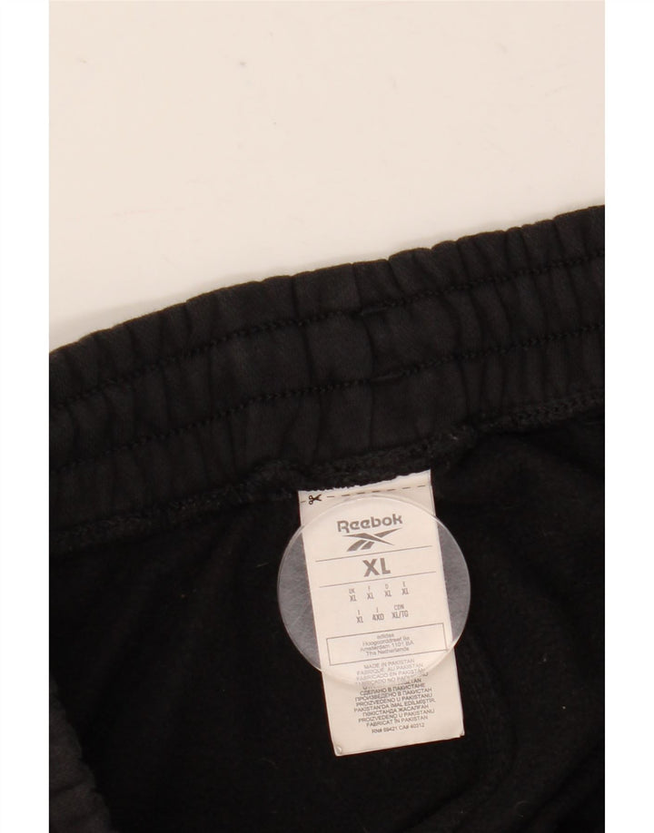 Męskie spodnie dresowe Reebok Graphic Joggers XL, czarne, bawełniane