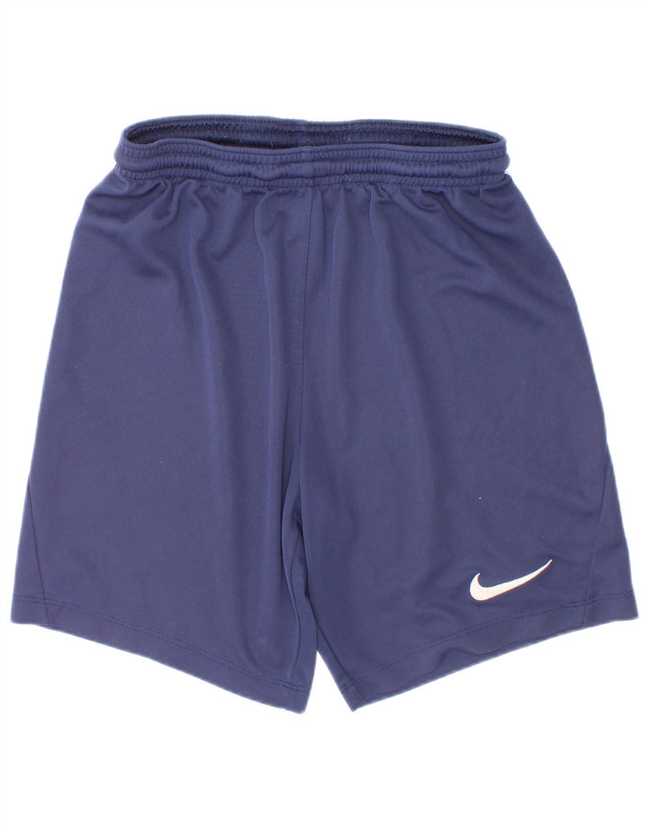 Chłopięce spodenki sportowe Nike Dri Fit 10-11 lat, średni granatowy poliester