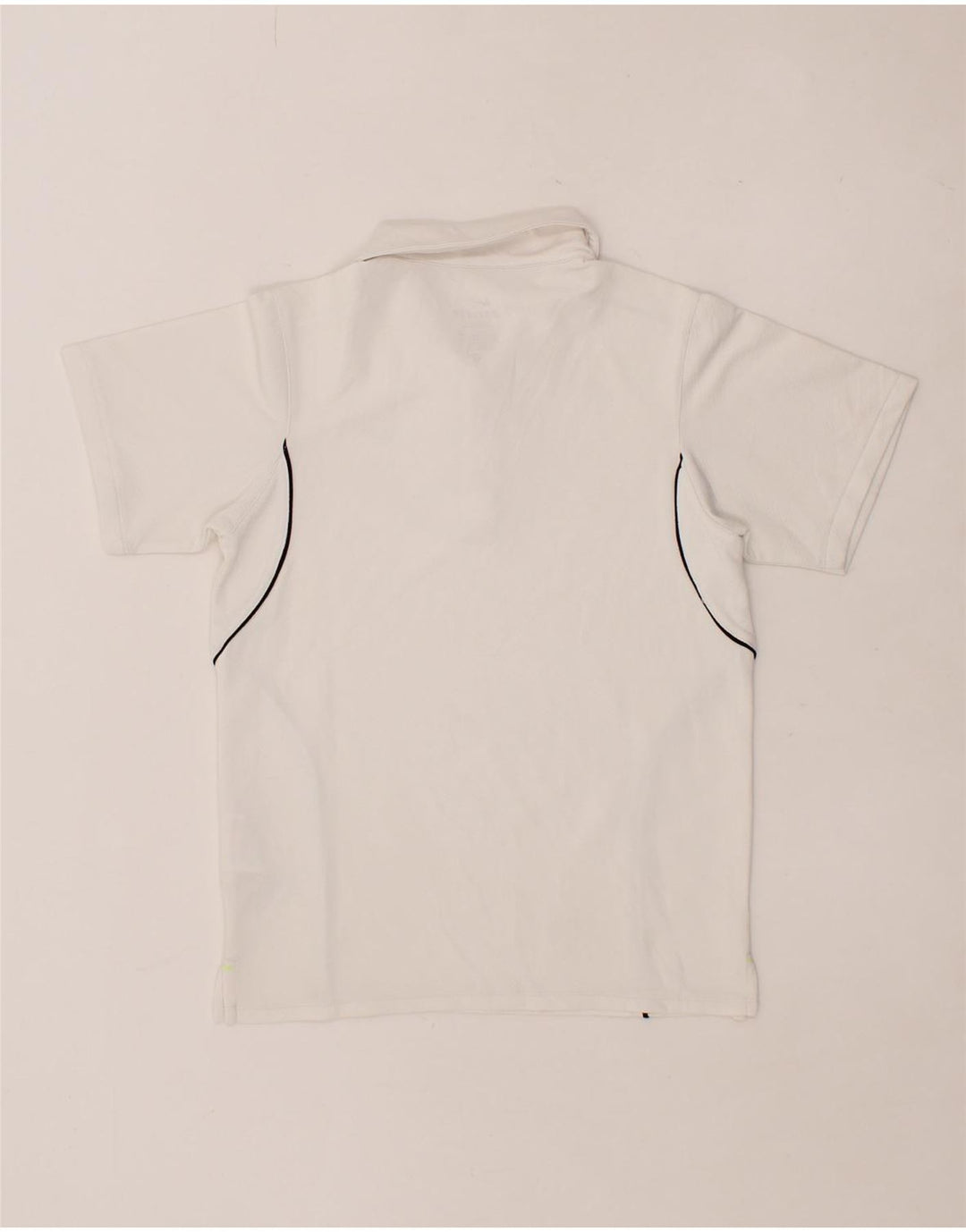 NIKE Boys Dri Fit Polo Shirt 8-9 Years Small White Polyester Vintage Nike and Second-Hand Nike from Messina Hembry 