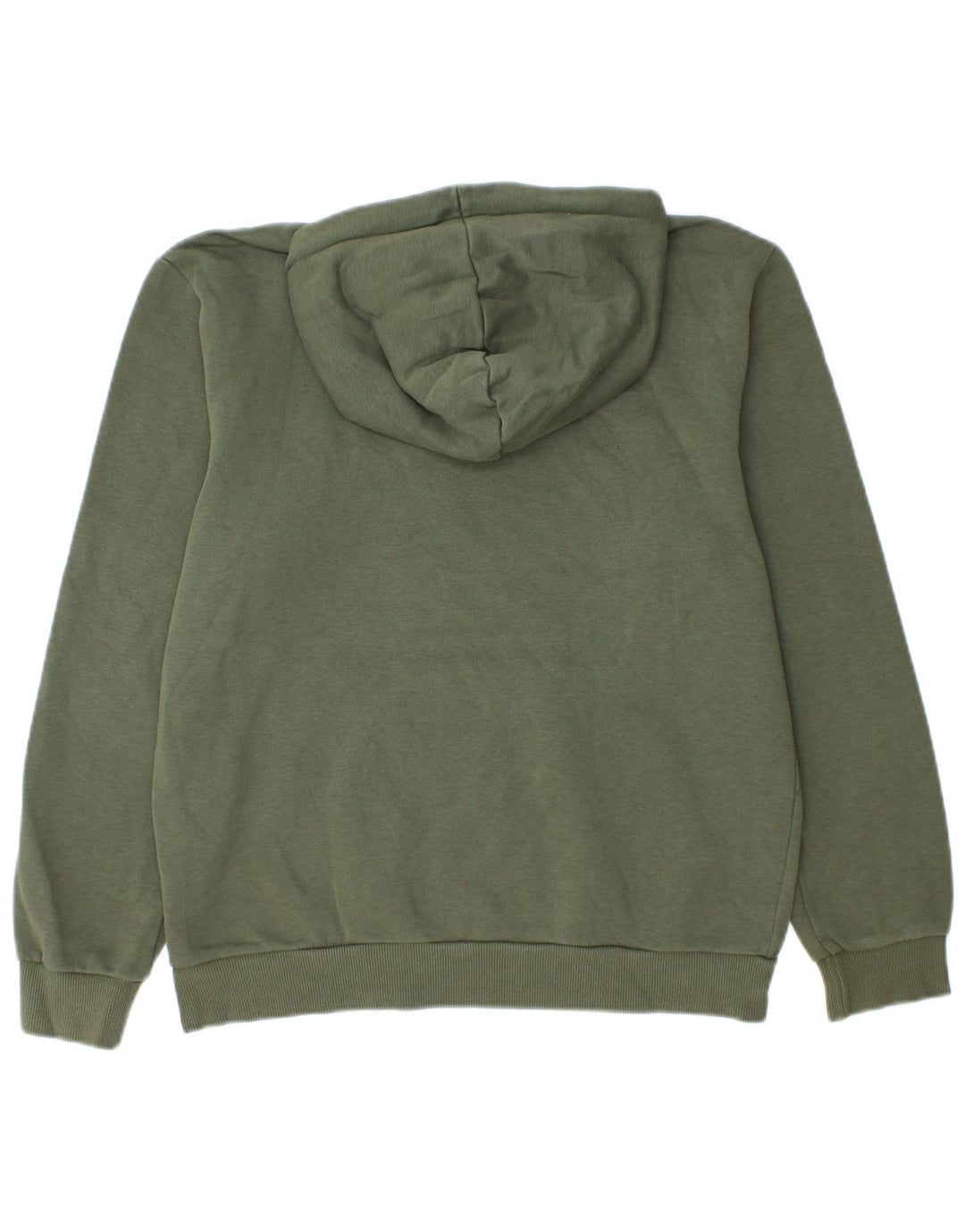 Męski sweter z kapturem Puma z grafiką, mały, zielony, bawełniany