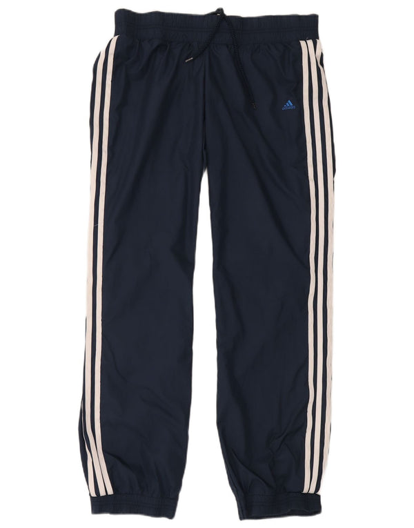 Damskie spodnie dresowe ADIDAS Joggers UK 10 Małe Granatowe Poliamid