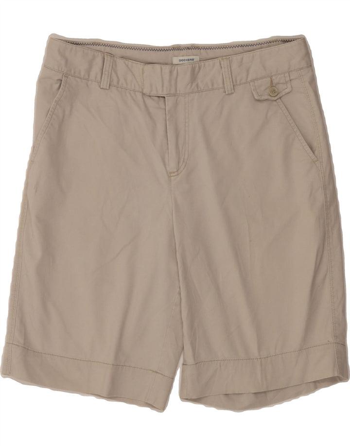 DOCKERS Womens Chino Shorts US 12 Large W32 Grey Cotton Vintage Dockers and Second-Hand Dockers from Messina Hembry 