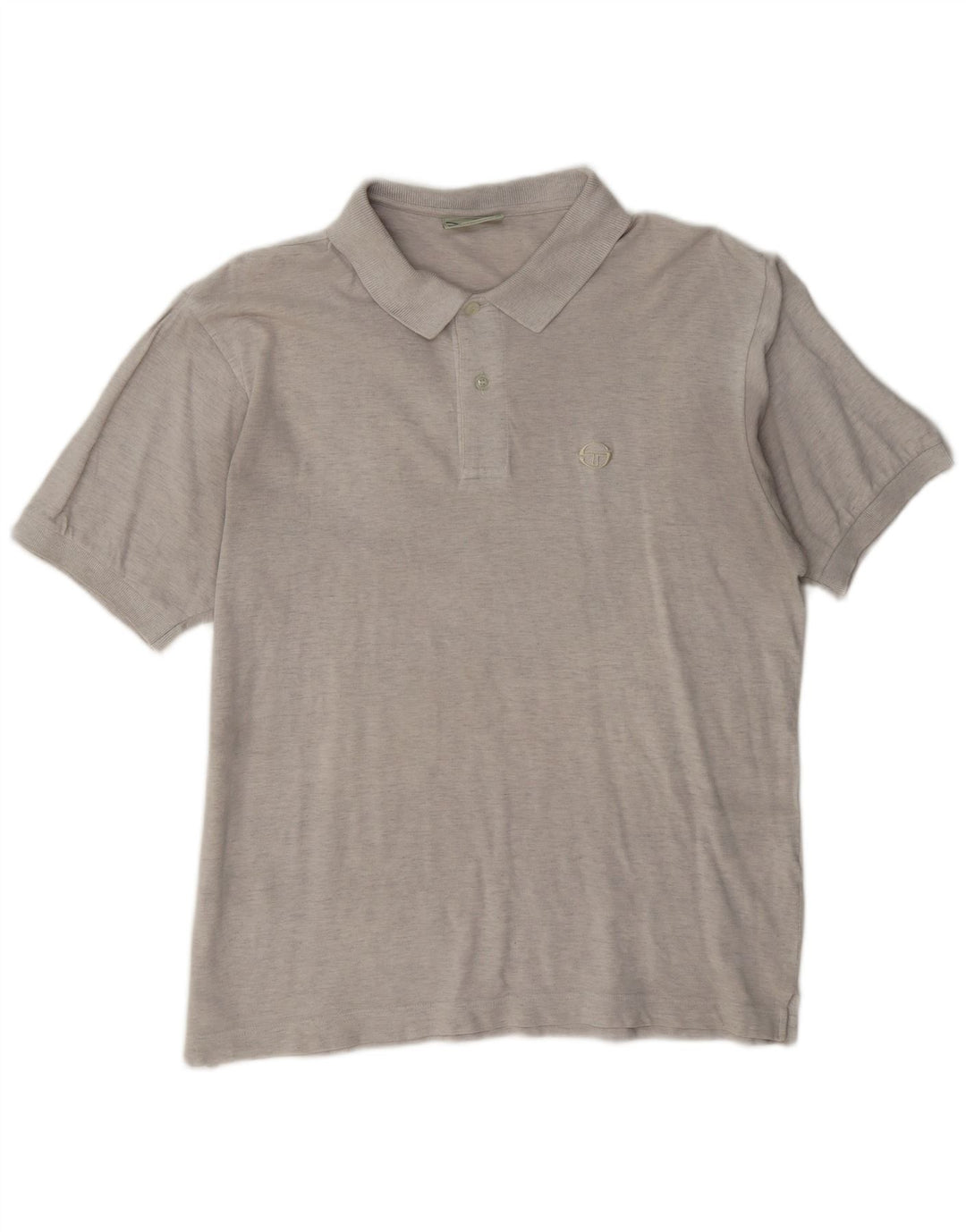 Męska koszulka polo Sergio Tacchini IT 50, średnia szara bawełna