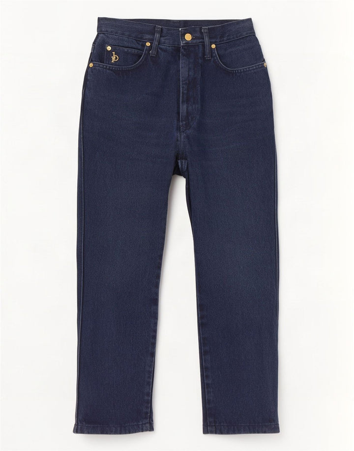 Damskie jeansy Roccobarocco Crop IT 42 Medium W28 L25 Granatowe