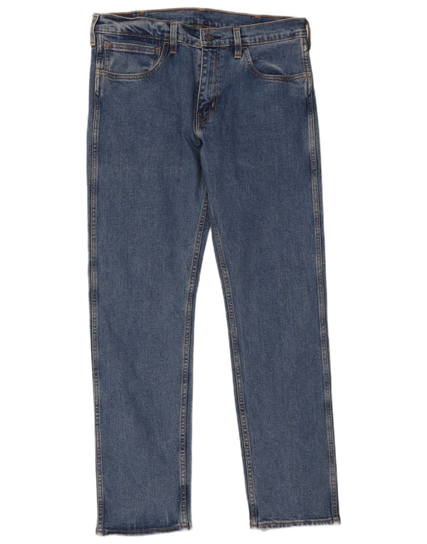 Męskie jeansy Levi's 511 Slim W34 L32 Niebieska bawełna