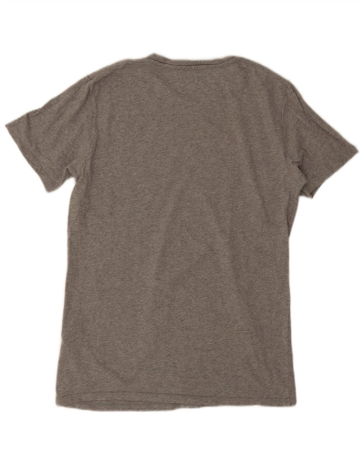 Męski T-shirt z grafiką Levi's, mały, szary, nakrapiany, bawełniany