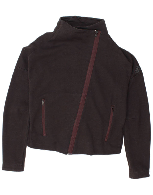 Damska kurtka dresowa Adidas UK 8/10, mała czarna