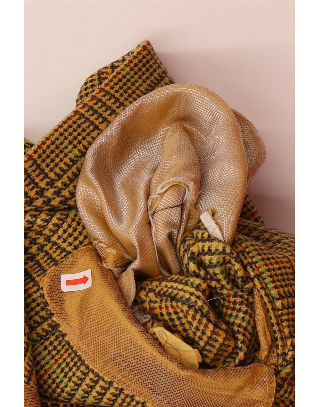 BYBLOS Męska marynarka zapinana na 3 guziki IT 54 2XL Żółta pepitka