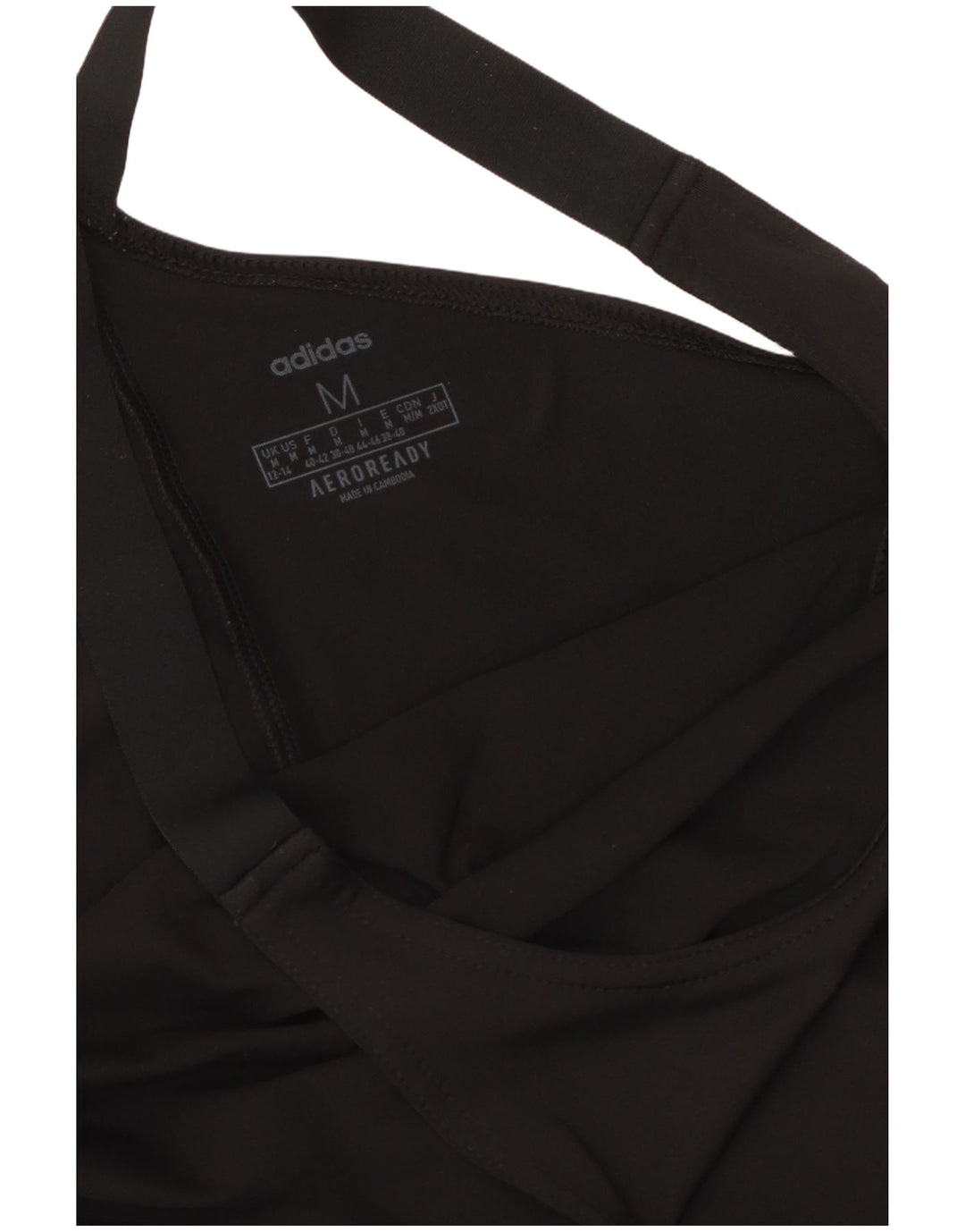 Damska kamizelka ADIDAS Aeroready UK 12/14, średnia czarna